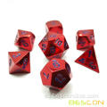 Bescon Fantasy Rainbow Solid Metal 7pcs Dice Set